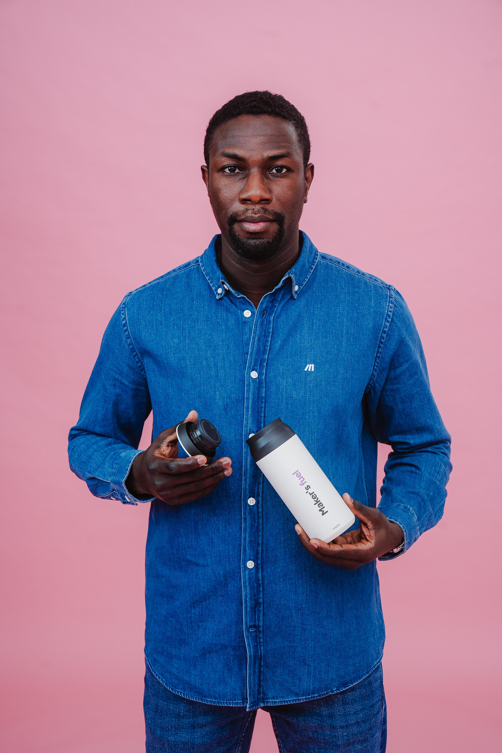 "Maker's Fuel" Travel Tumbler by Kinto