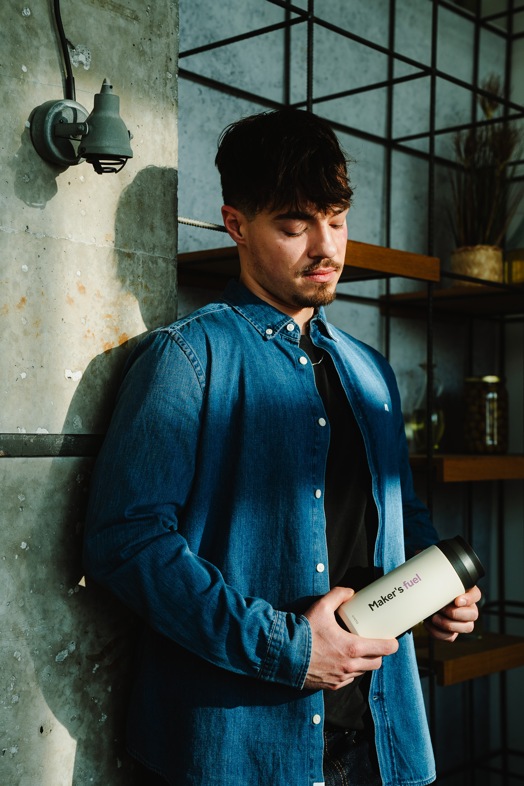 "Maker's Fuel" Travel Tumbler by Kinto